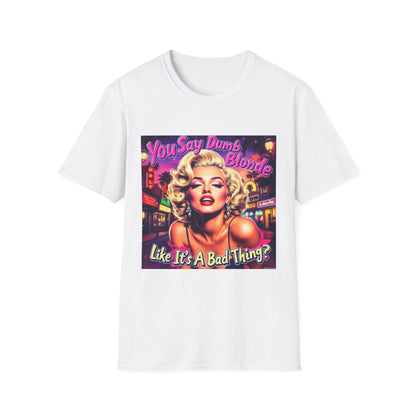Marilyn Monroe Graphic T-Shirt, Vintage Style Tee, Funny Quote Top, Gift for Friends, Casual Apparel