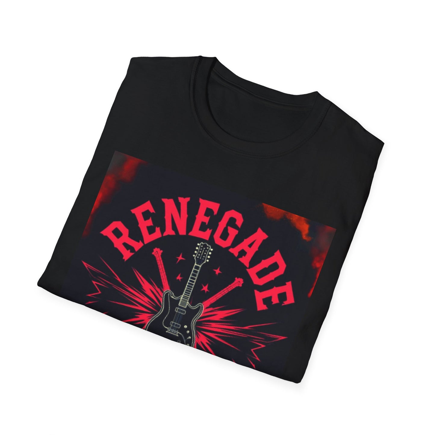 Unisex Softstyle T-Shirt - Renegade Outlaw Music Tee, Rock Band Gift, Festival Wear, Casual Unisex Shirt, Music Lover Apparel