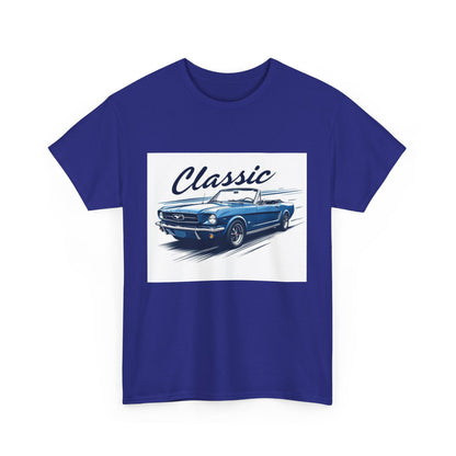 Classic Car Lover Unisex Heavy Cotton Tee | Vintage Auto Graphic Shirt, Gift for Car Enthusiasts, Retro Apparel, Father’s Day Gift