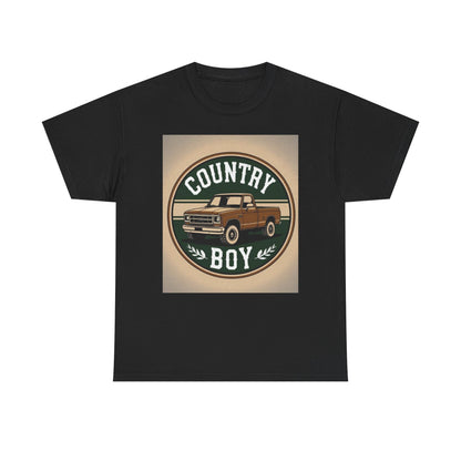 Country Boy Unisex Tee | Laid-Back Style, Perfect for Outdoors, Gift for Him, Casual Wear, Rustic Vibes, Everyday Comfort