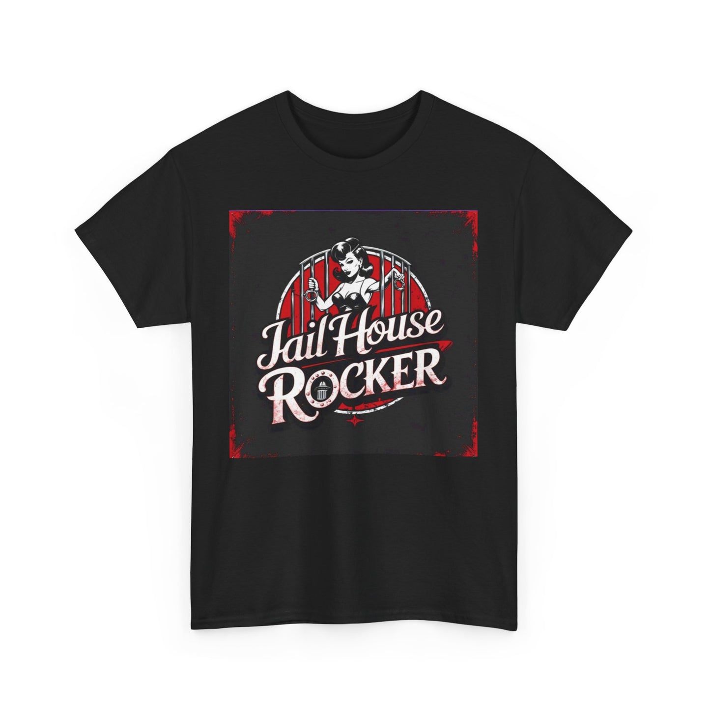 Jail House Rocker Tee, Vintage Music Shirt, Rock and Roll Gift, Unisex Graphic T-Shirt, Concert Outfit, Casual Wear