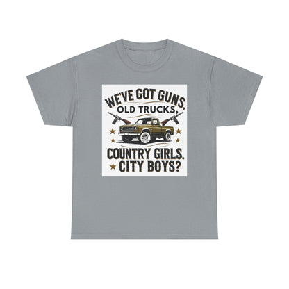 Country Vibe Tee - Unisex Heavy Cotton T-Shirt for Outdoor Lovers, Perfect for Country Events, Casual Wear, and Gifting
