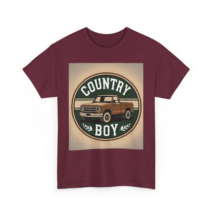 Country Boy Unisex Tee | Laid-Back Style, Perfect for Outdoors, Gift for Him, Casual Wear, Rustic Vibes, Everyday Comfort