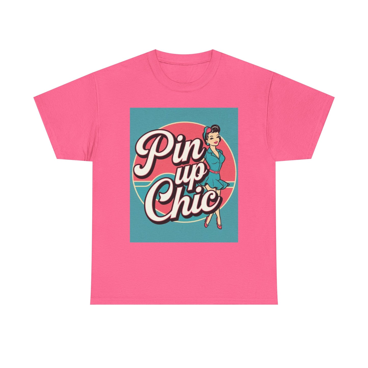 Retro Pin-Up Chic Tee, Vintage Style T-Shirt, Fun Gift for Her, Casual Wear, Party Top, Summer Fashion