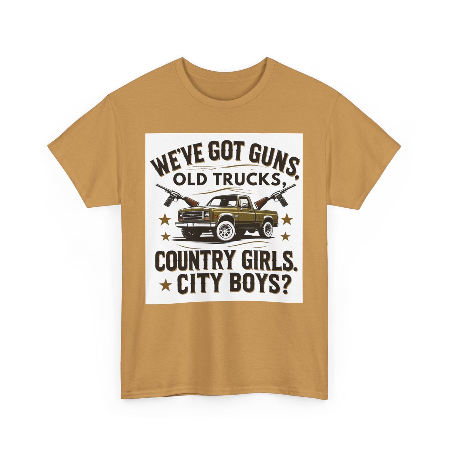 Country Vibe Tee - Unisex Heavy Cotton T-Shirt for Outdoor Lovers, Perfect for Country Events, Casual Wear, and Gifting