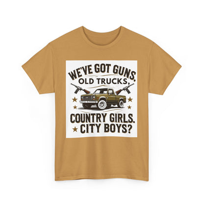 Country Vibe Tee - Unisex Heavy Cotton T-Shirt for Outdoor Lovers, Perfect for Country Events, Casual Wear, and Gifting